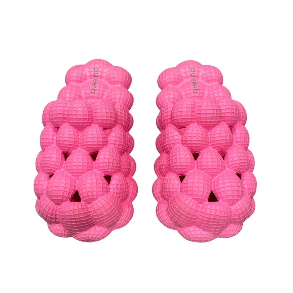 Pink Textured Foam Bubble Shoes